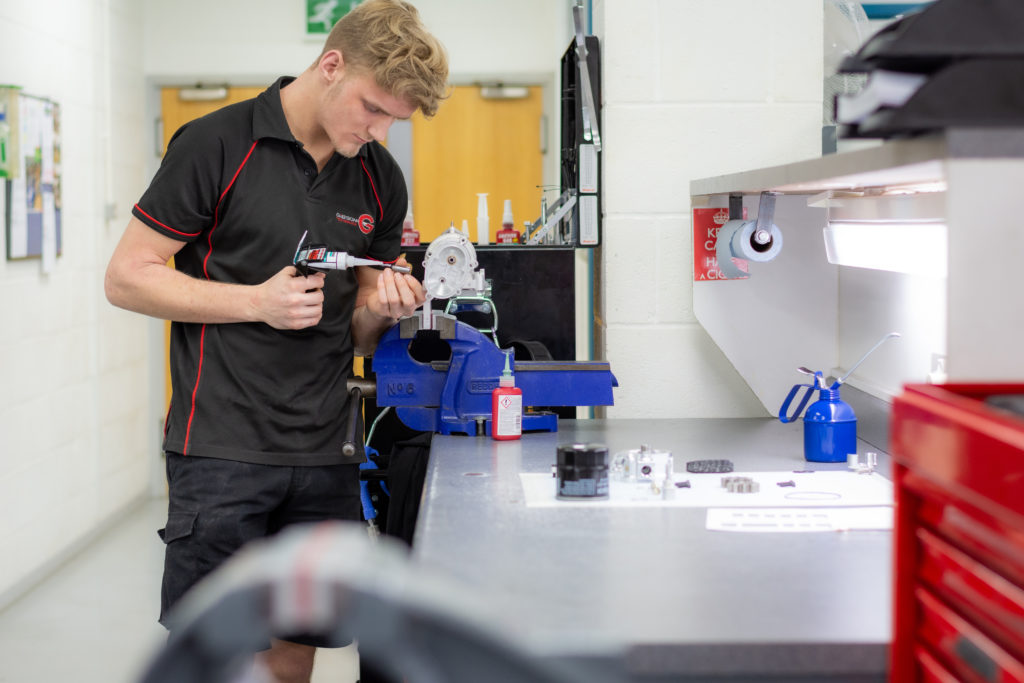 Tom Mackenzie, Gibson Technology's Sub Assembly Apprentice